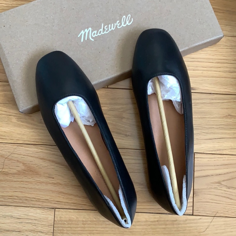 Madewell Black Cory Flats